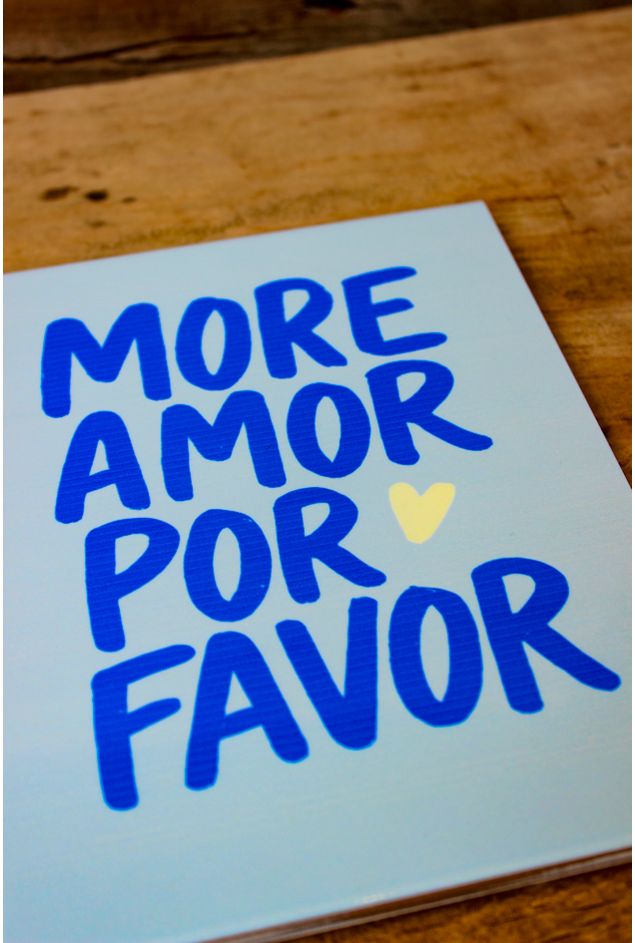 Azulejo Decorativo More Amor Azul Mimo Galeria